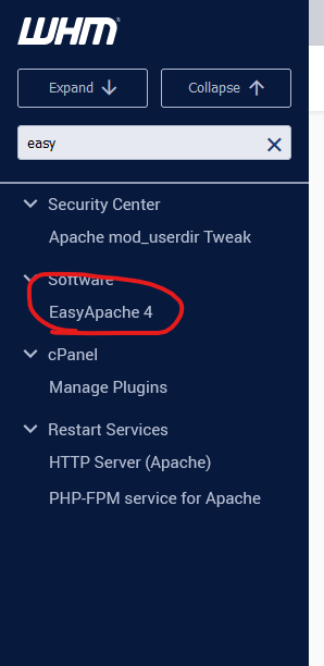 upgrade apache and php